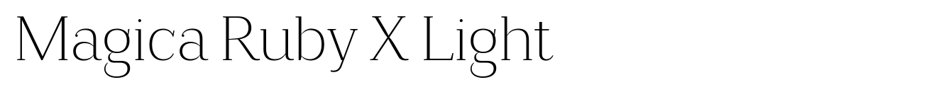 Magica Ruby X Light